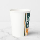 En Papier Gobelets jetables pour événements rétro Fast Fords (Droite)