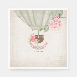En Papier Grande petite une serviette rêveuse de bébé
