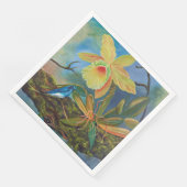 En Papier Kolibri serviette de table Dîner (Coin)