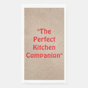 En Papier La Cuisine Idéale Compagnon Serviette de cuisine