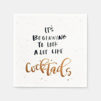 En Papier La serviette de cocktail