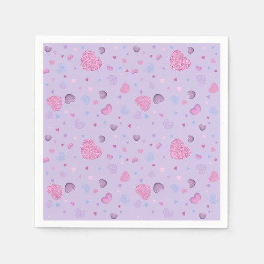 En Papier La serviette de la Saint Valentin (Devant)