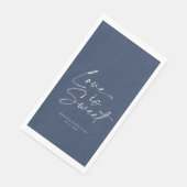 En Papier L'amour est un doux invité Serviette de toilette (Coin)