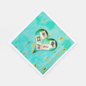 En Papier Mahjong remplit ma serviette du Coeur (Coin)