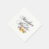 En Papier Mariage de la Mère de la Mariée | Serviette (Coin)