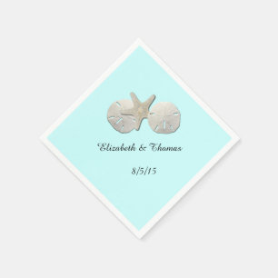 En Papier Mariage, Dollar de Sable, Étoile de Mer, Serviette