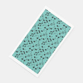 En Papier Notes musicales Design Serviette d'hôte serviettes (Coin)