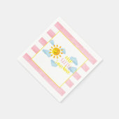 En Papier Notre Petit Serviette De Soleil (Coin)