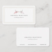  en papier Origami Carte de visite blanc (Devant / Derrière)