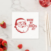 En Papier Où mon Hos à la serviette de cocktail (En situation)