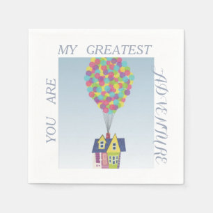 En Papier Pixar Up, serviette de table