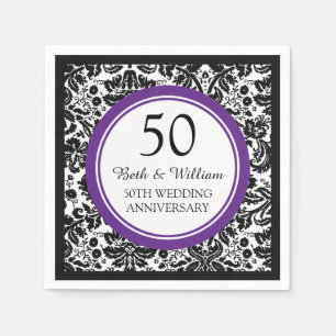 En Papier Pourpre fait sur commande de serviette