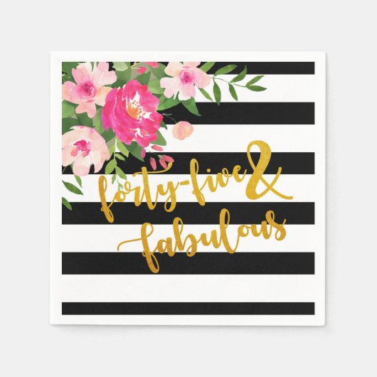 En Papier Quarante cinq et une serviette fabuleuse - Blancs (Devant)