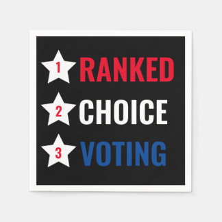 En Papier Ranked Choice Voting RCV party cocktails serviette