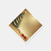En Papier Rubans d'arbre de Noël Serviette de vacances (Coin)