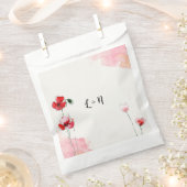 En Papier Sachets "Coquelicots" (Coupé)