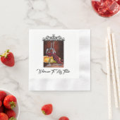 En Papier Serviette À Thème - Bienvenue Sur Ma Table (En situation)