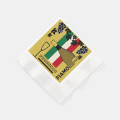 En Papier Serviette à vin mousseux Prosecco (Coin)