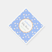 En Papier Serviette Bébé Canards Mignons Illustrés à la Main (Coin)