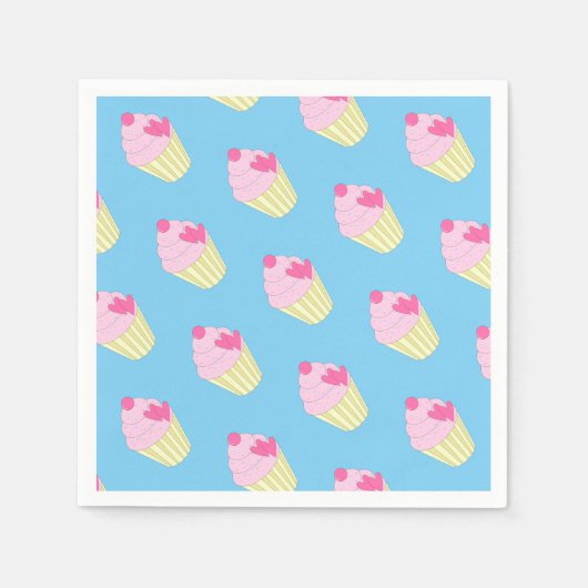 En Papier Serviette bleue illusima (Devant)