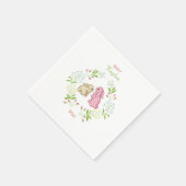 En Papier Serviette Couronne Lapin (Coin)