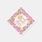 En Papier Serviette d'anniversaire de citron rose (Coin)