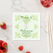 En Papier Serviette de Bachelorette Margs & Matrimony (En situation)