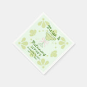 En Papier Serviette de Bachelorette Margs & Matrimony (Coin)
