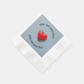 En Papier serviette de base avec création de votre propre te (Coin)