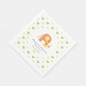 En Papier Serviette de bébé thème éléphant neutre (Coin)