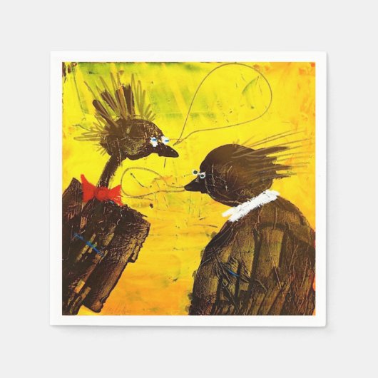 En Papier Serviette de cocktail de CONFERENCE CAW (Devant)