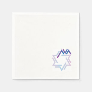 En Papier Serviette de cocktail du bat mitzvah d'Ava