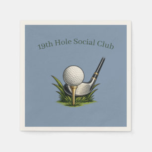 En Papier Serviette de cocktail pour événements de golf
