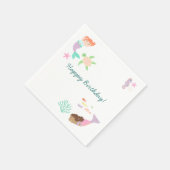 En Papier Serviette de cocktail sirène (Coin)
