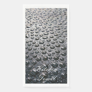En Papier Serviette de cuisine Dewdrops