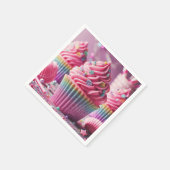 En Papier Serviette de cupcake rose ! (Coin)