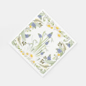 En Papier Serviette de déjeuner Fleurs d'été (Coin)