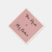 En Papier serviette de douche de mariée (Coin)