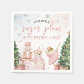 En Papier Serviette de fête Casse-Noisette Sugar Plum (Devant)