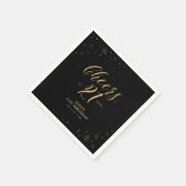 En Papier Serviette de fête d'anniversaire 21 ans Modern Gol (Coin)