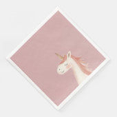 En Papier Serviette de fête d'anniversaire Licorne  (Coin)