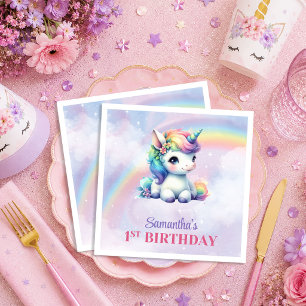 En Papier Serviette de fête d'anniversaire pour fille, Licor