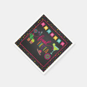En Papier Serviette de fête de bachelor Final Fiesta (Coin)
