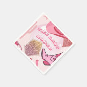 En Papier Serviette de fête de fiançailles (Coin)