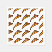 Serviette de fête de pizza