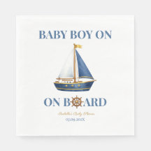 Serviette de fête pour bébé Petit Marin