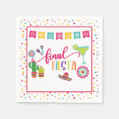 En Papier Serviette de fête pour enterrement de vie de jeune (Devant)