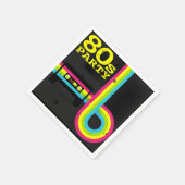 En Papier serviette de la fête des années 80 (Coin)