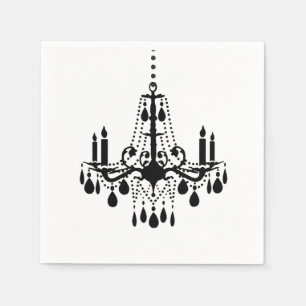 En Papier Serviette de lustre