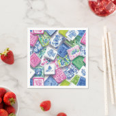 En Papier Serviette de Mahjong (En situation)
